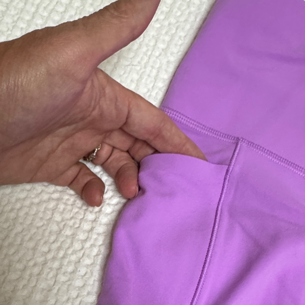 Athleta Purple Women's Salutation Stash Capri - Picture 5 of 7